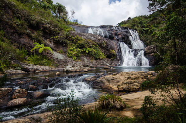 istock Baker's Falls waterfall Horton Plains, in Sri Lanka. 889814378
