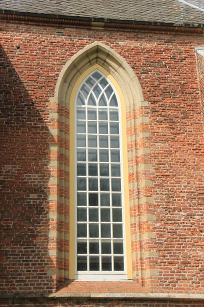 istock Ruin Church - Bergen, the Netherlands 889823944