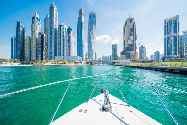 Dubai Marina Urban Skyline