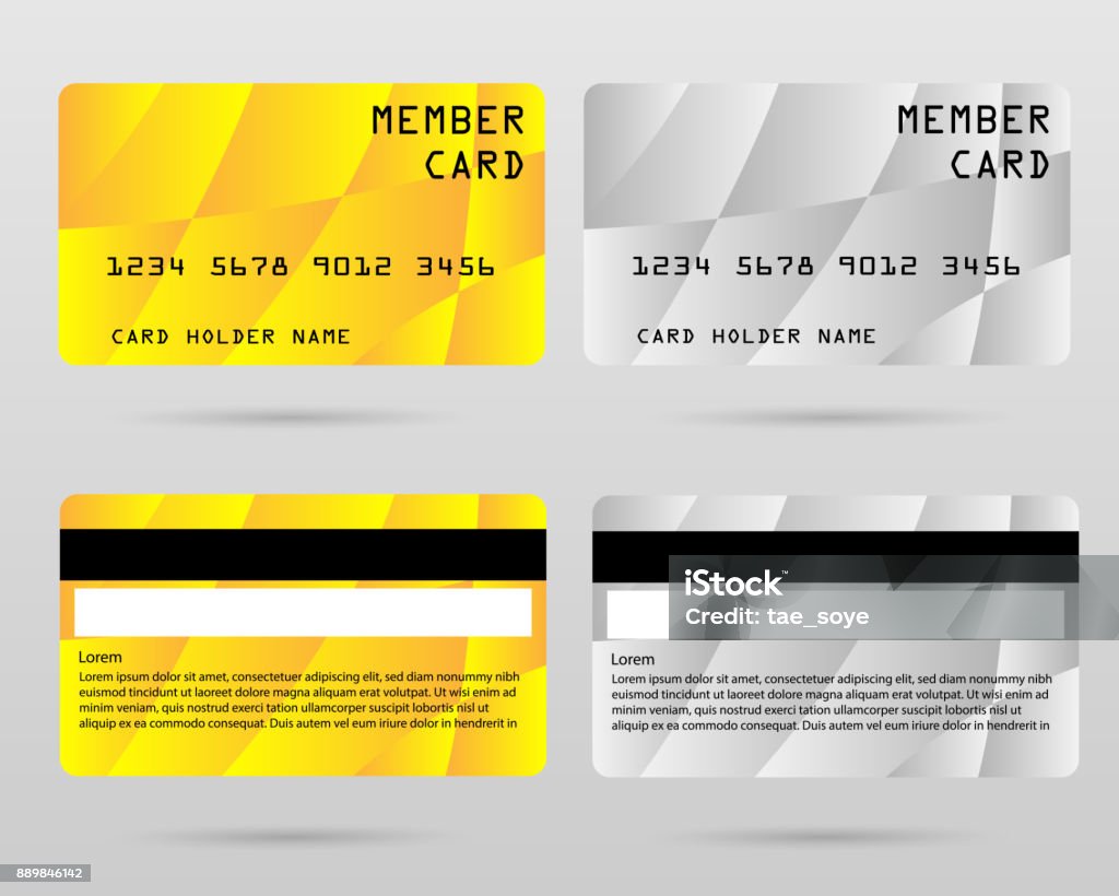 Membercard Banner Member Card Stock Illustration - Download Image Now - Art, Building ...