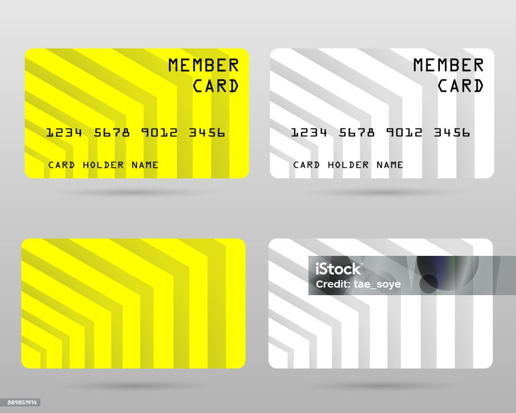 Membercard Point Collection Member Card Stock Illustration - Download Image Now - Art, Building ...
