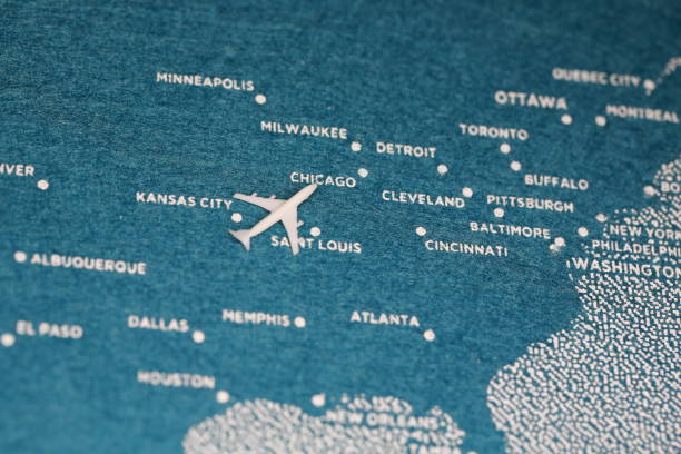 istock travel felt painted map in north america 889894842