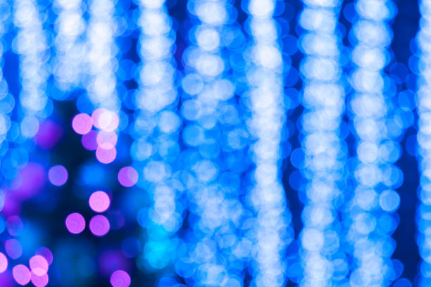 istock Beautiful night-time Christmas tree and decoration bokeh. 889951800