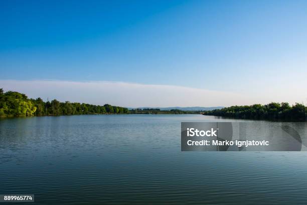 Beautiful Clear Lake With Very Clean Water Full Of Fish A Beautiful Place For Rest And Fishing Serbia Ruma Borkovac Lake Stock Photo - Download Image Now