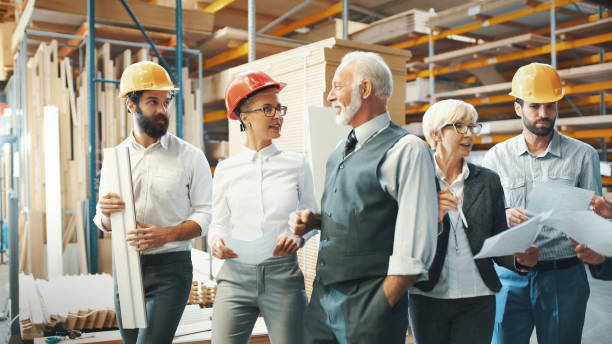 istock Industrial design team in a meeting. 889968814