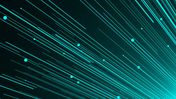 Abstract background with optical fiber
