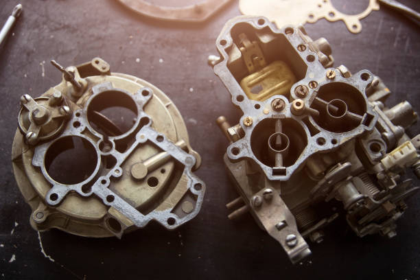 istock Repair process of machine parts with special tools, roboface 889998766