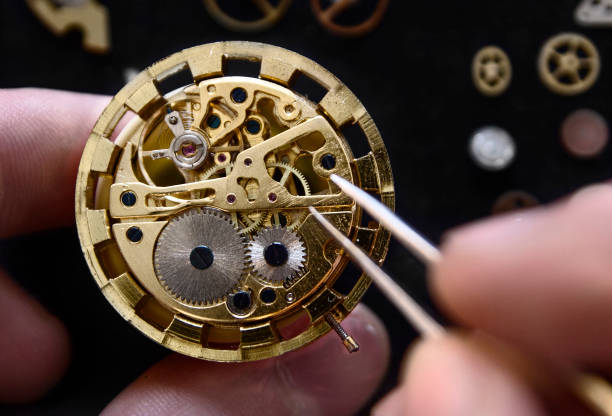 istock Watchmaker is repairing the mechanical watches in his workshop 890011330