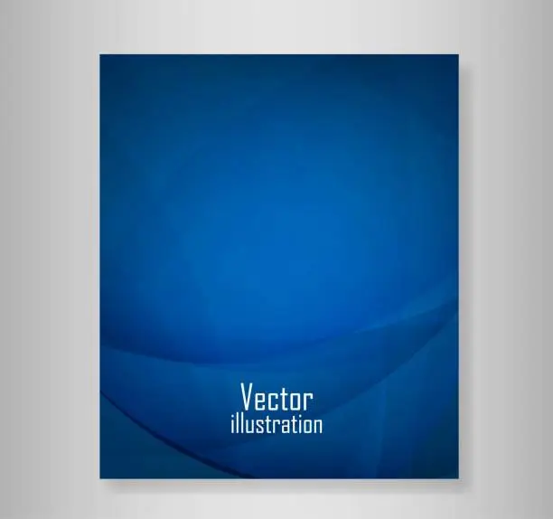 Vector illustration of Book blue abstract vector backgrounds abstract, vector backgrounds