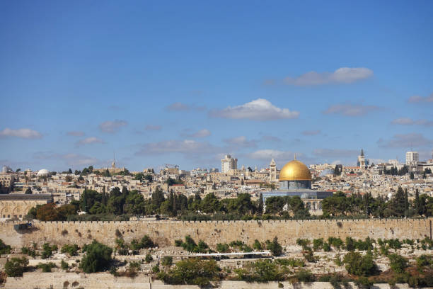 istock Old City Jerusalem with Golden Dome 890065906