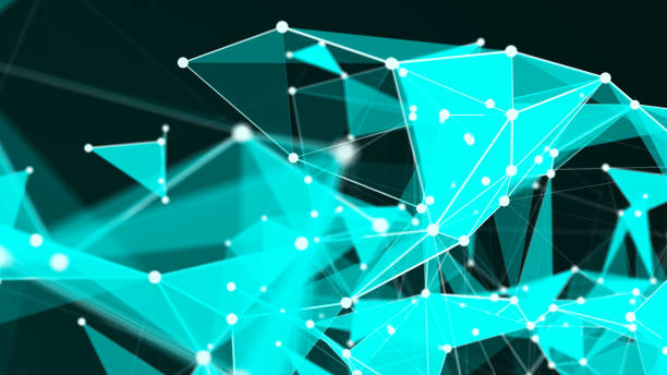 istock Abstract Polygonal Space Background with Connecting Dots and Lines 890089752