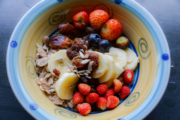 istock Selection of fruit in a breakfast bowl 890101812