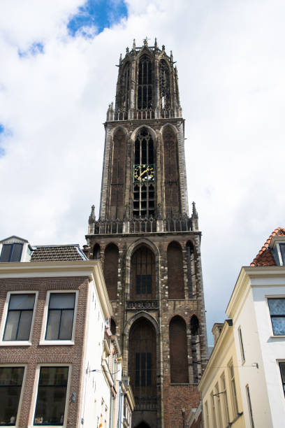 istock tower church building in Netherlands main city 890141614
