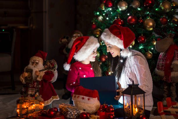 istock Happy family time on Christmas 890144636