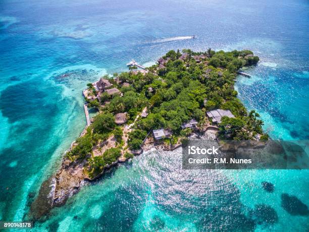 Rosario Islands Aerial View Cartagena De Indias Colombia Stock Photo - Download Image Now