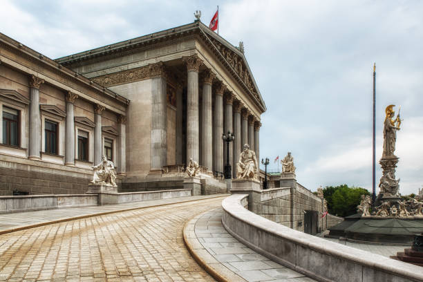 istock The Austrian Parliament Building in Vienna 890151000