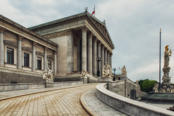 istock The Austrian Parliament Building in Vienna 890151008
