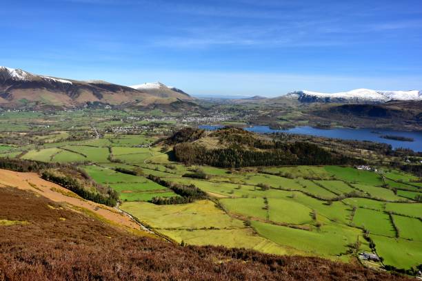 istock Snow on the mountains around Keswick 890154790