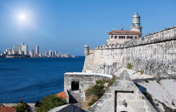 istock Havana. View  through a bay from Morro's fortress. 890160806