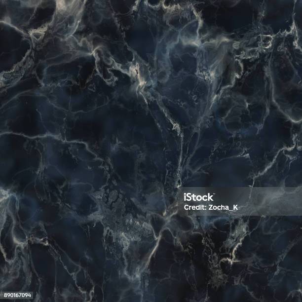 Dark Blue Marble Texture Stock Photo - Download Image Now - Marble - Rock, Marbled Effect, Backgrounds