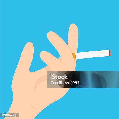 cartoon hand holding a cigarette illustration of cigarette. eps 10 46921860 Vector Art at Vecteezy Hand Holding A Cigarette High-Res
