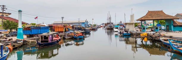 istock Old Dutch harbor Semarang Indonesia 890177238