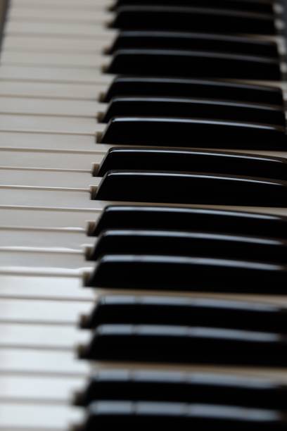istock Selective focus on keys of Synthesizer 890190008