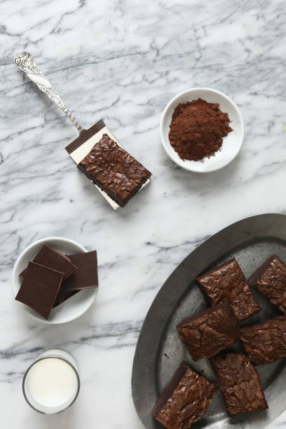 istock Brownies, Cocoa, Chocolate And Milk 890190014