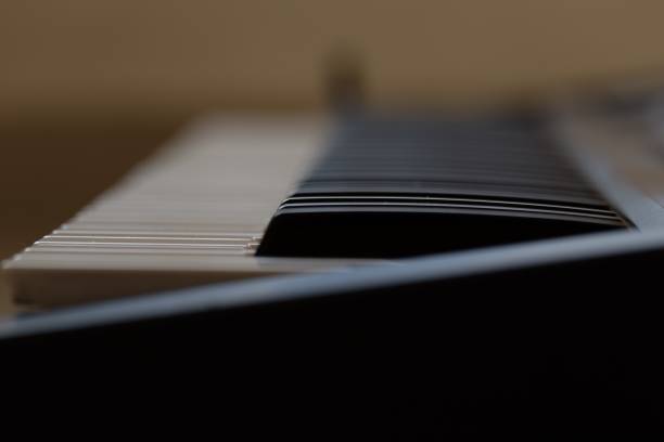 istock Selective focus on keys of Synthesizer 890193000