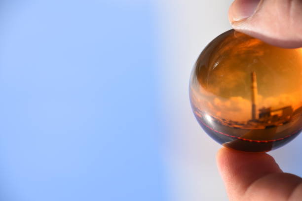 Power station in Tel Aviv Through a crystal ball