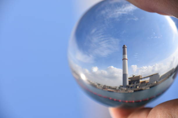 Power station in Tel Aviv Through a crystal ball