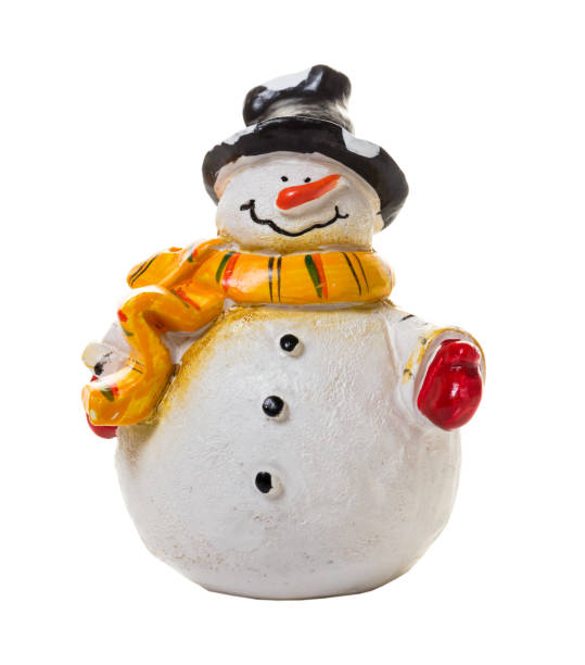 istock Christmas figurine of a snowman 890201578