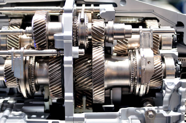 istock Cross section of a car gearbox. 890205526