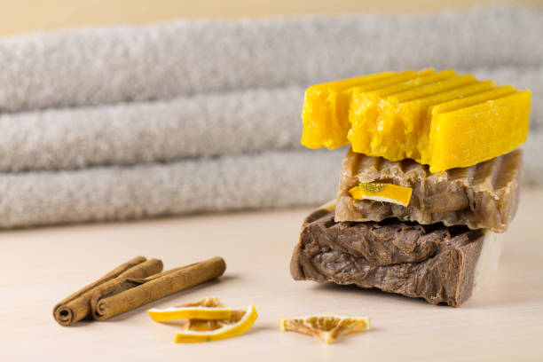 Natural soap made with the use of herbs and oils