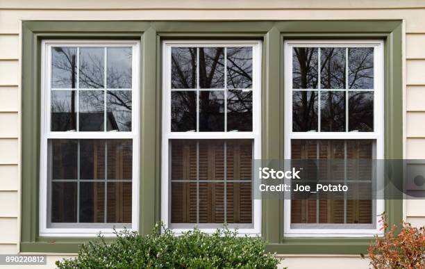 Replacement Windows Stock Photo - Download Image Now - Window, House, Outdoors