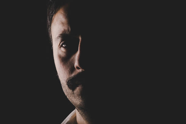 istock Portrait of mustache man 890230192