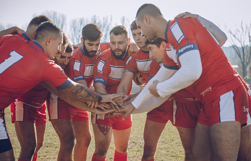 Unity Ball Team Rugby Rugby Team Unity Stock Photo - Download Image Now - Adult, Adults Only ...