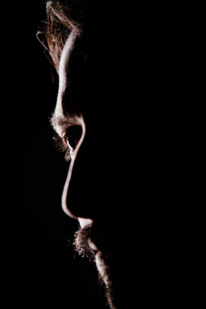 istock Profile of man with mustache 890230410
