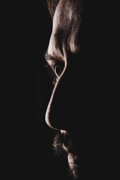 istock Profile of man with mustache 890230468