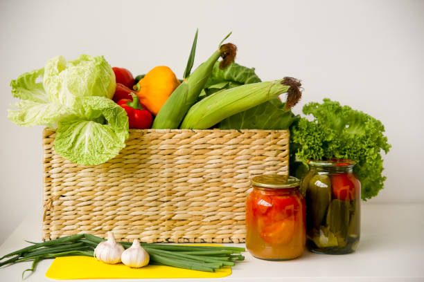 An image of assortment of fresh vegetables