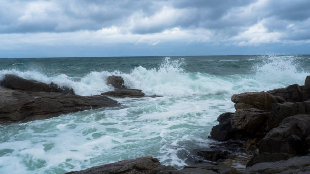 istock Beach on Lofoten Best place for Arctic surfing 890245622
