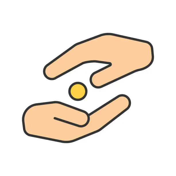 Vector illustration of Donation icon