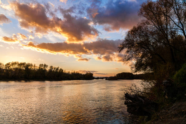 istock Sunset over Danube river near Bratislava, Slovakia 890254758