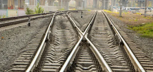 Railway pointwork, railway tracks, high speed rail