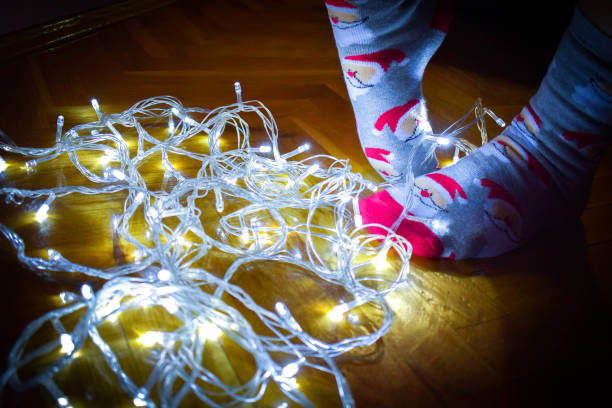 istock Beautiful socks in Christmas time 890273140
