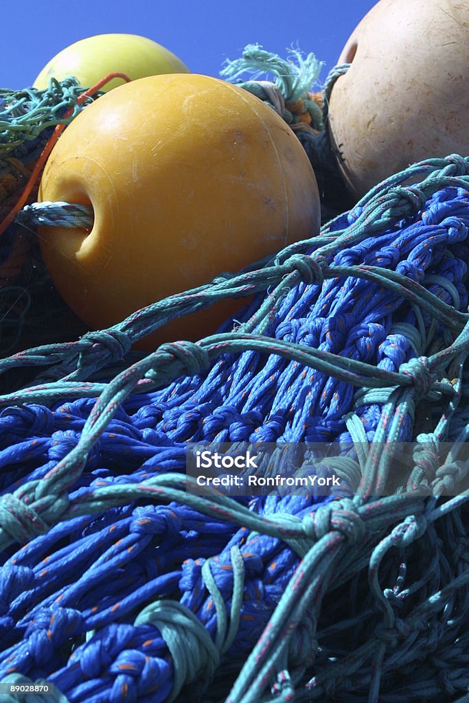 Red de pesca con flotación - Foto de stock de Agua libre de derechos