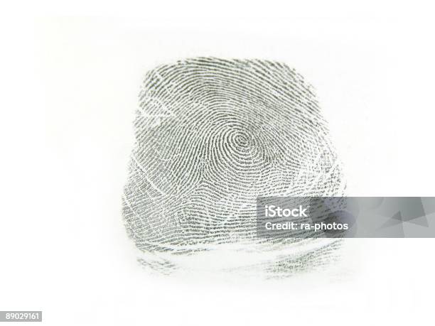 Impressão Digital - Fotografias de stock e mais imagens de Impressão Digital - Impressão Digital, Biometria, Branco