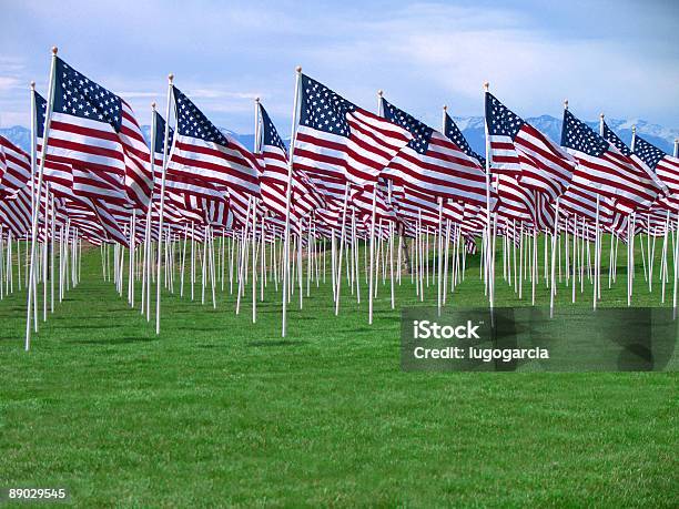 Bereich Der Flags Stockfoto und mehr Bilder von 2004 - 2004, Berg, Ca. 4. Jahrhundert