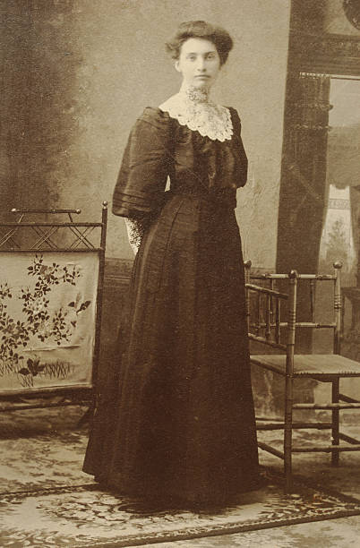 istock Girl from late 1800's 89029676