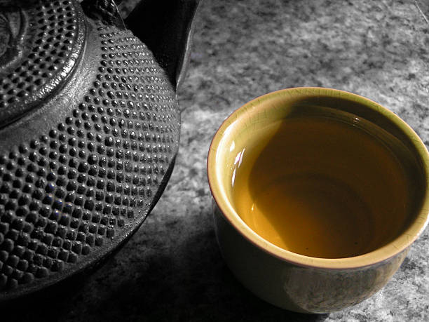 Tasse grüner Tee – Foto